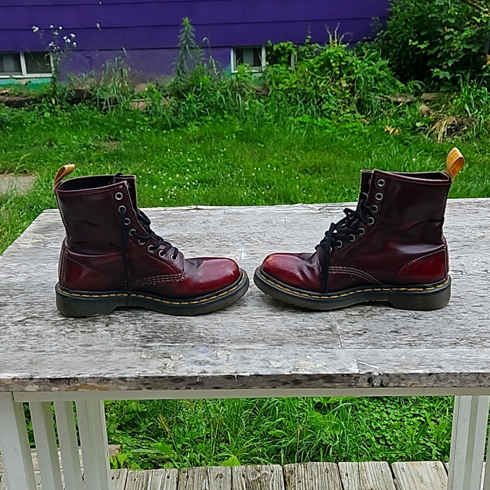Cherry / Mahogany Dr. Martens Boots